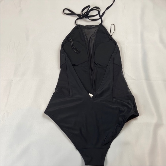 NWT Ted Baker Mech Black One Piece Swimsuit - Picture 4 of 6